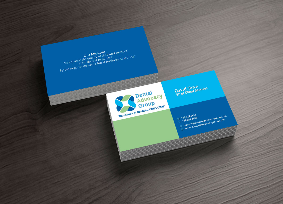 dental office business cards